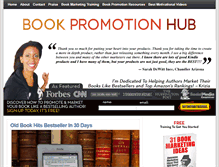 Tablet Screenshot of bookpromotionhub.com